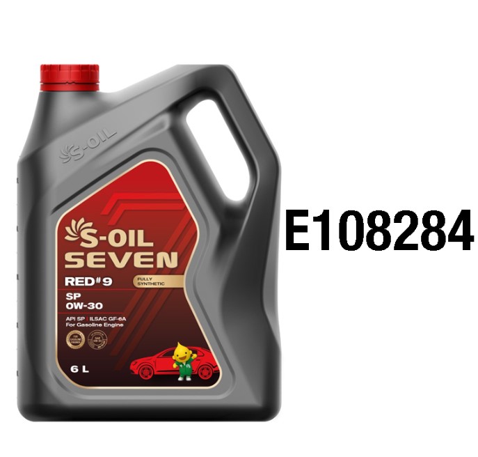 Масло моторное S-OIL RED #9 0W-30 Синтетическое 4 л
