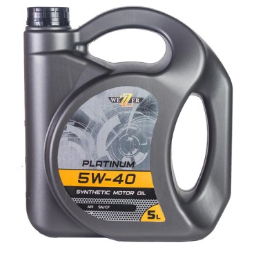 Масло моторное WEZZER Platinum 5W-40 Синтетическое 4 л