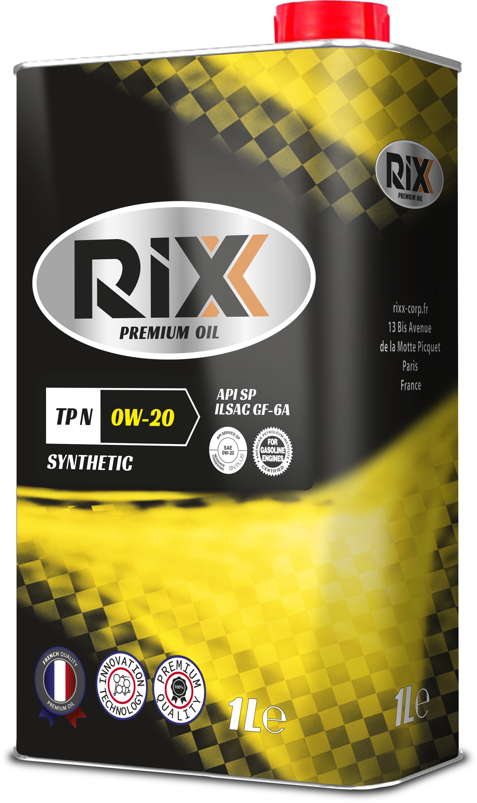 Масло моторное RIXX TP N 0W-20 Синтетическое 1 л