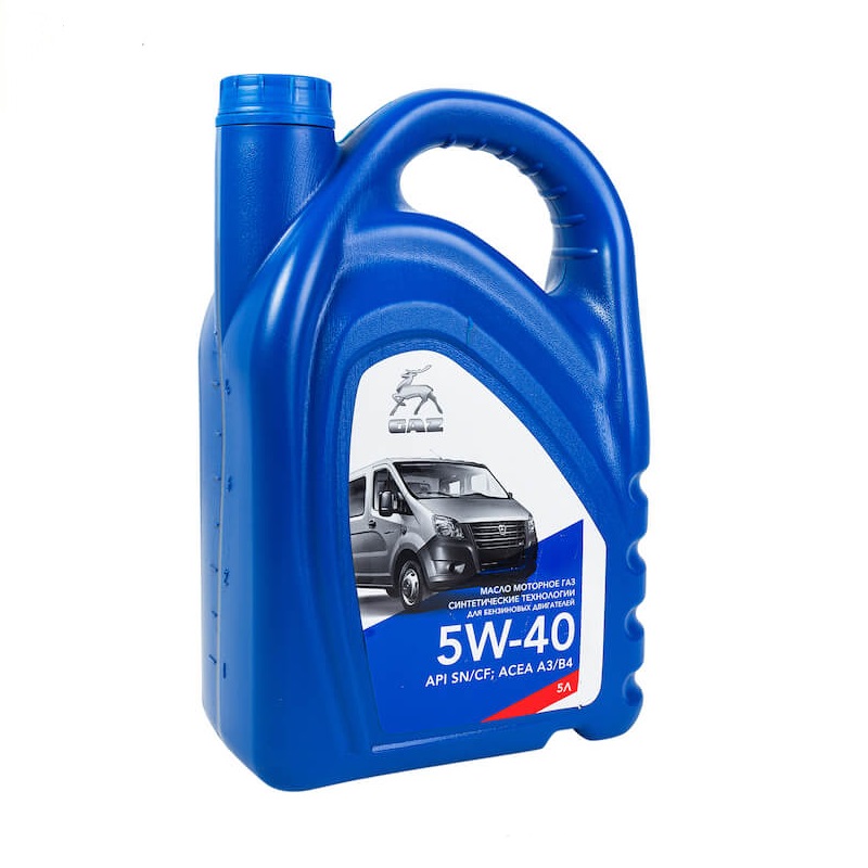 Масло моторное GAZ  5W-40 Синтетическое 5 л