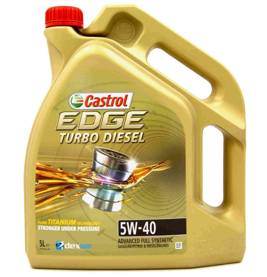 Масло моторное CASTROL Edge Titanium 5W-40 Синтетическое 5 л