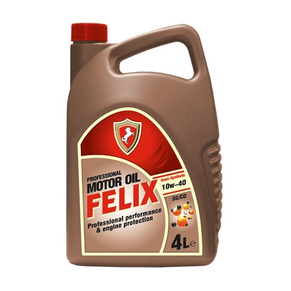 Масло моторное FELIX  10W-40 Полусинтетическое 4 л