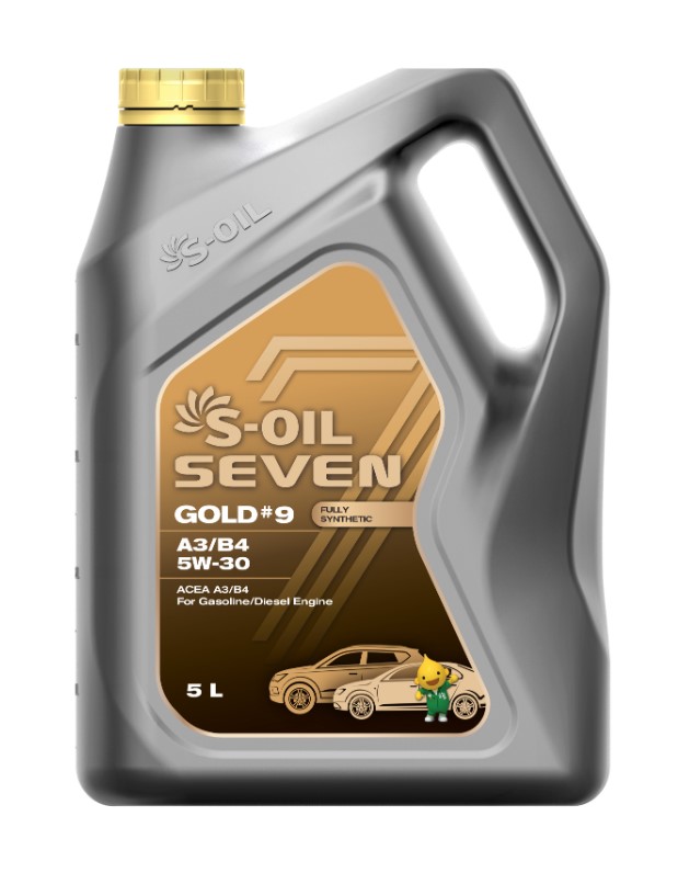 Масло моторное S-OIL GOLD #9 5W-30 Синтетическое 5 л