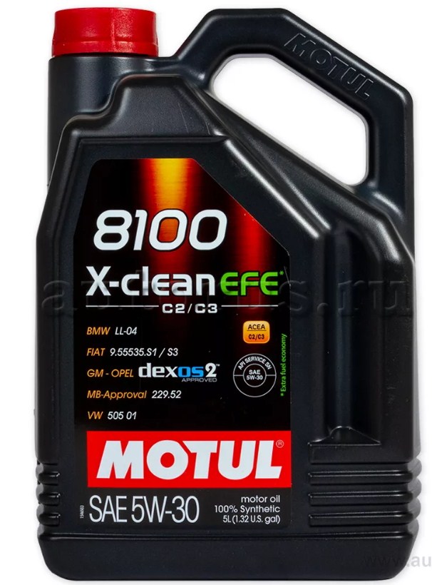 Масло моторное MOTUL 8100 X-Clean EFE 5W-30 Синтетическое 5 л