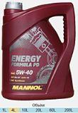 Масло моторное MANNOL 7913 ENERGY FORMULA PD 5W-40 Синтетическое