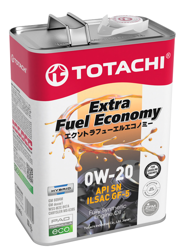 Масло моторное TOTACHI NIRO Extra Fuel Economy 0W-20 Синтетическ