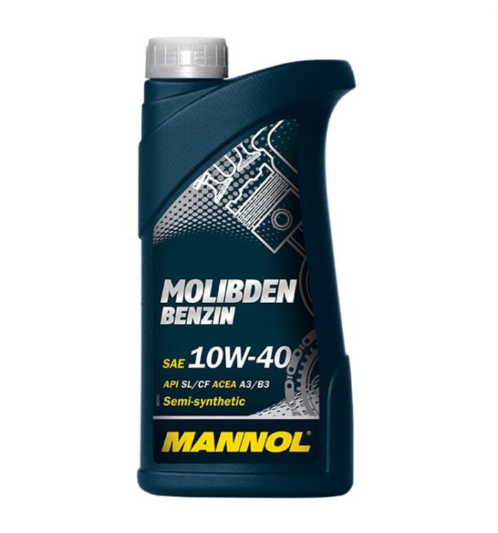Масло моторное MANNOL 7505 Molibden Benzin 10W-40 Полусинтетичес