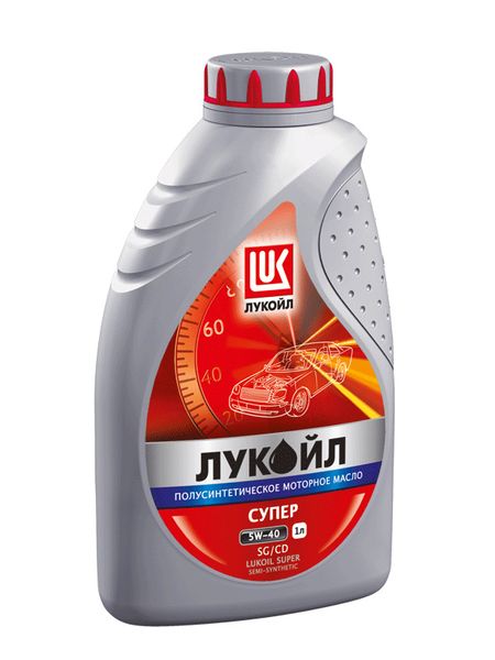 Масло моторное LUKOIL Супер 5W-40 Полусинтетическое 1 л