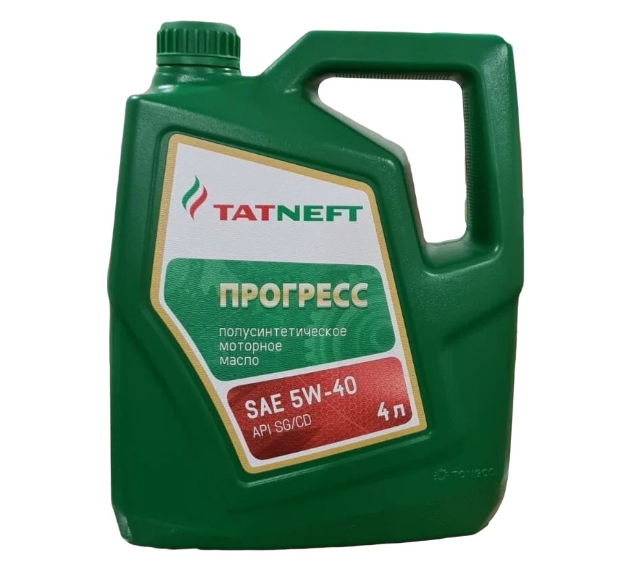Масло моторное TATNEFT Прогресс 5W-40 Полусинтетическое 1 л