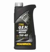 Масло моторное MANNOL 7705 O.E.M 5W-40 Синтетическое 1 л