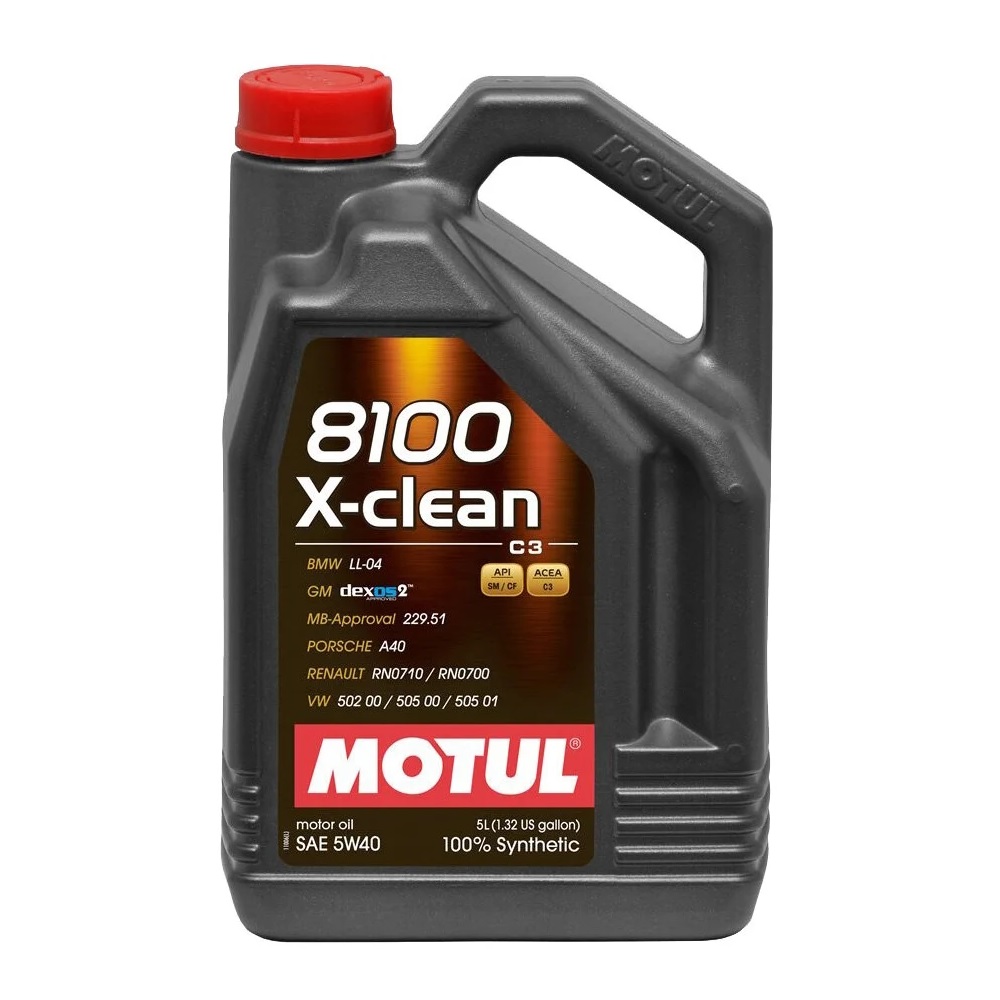 Масло моторное MOTUL 8100 X-Clean 2 5W-40 Синтетическое 5 л