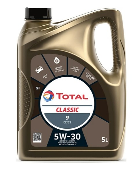Масло моторное TOTAL Classic 9 5W-30 Синтетическое 5 л