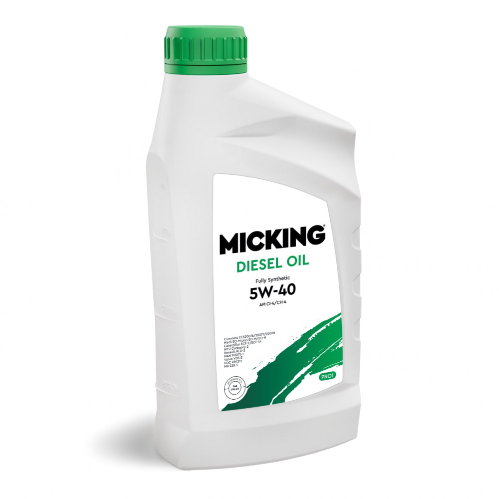 Масло моторное MICKING Diesel Oil PRO1 5W-40 Синтетическое 1 л
