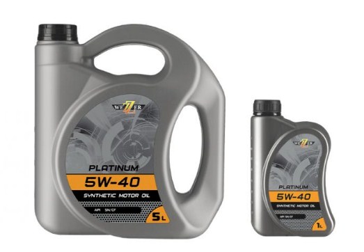 Масло моторное WEZZER Platinum 5W-40 Синтетическое 5 л