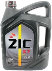 Масло моторное ZIC X7 LS 10W-40 Синтетическое 6 л