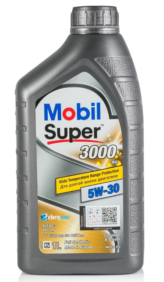 Масло моторное MOBIL Super 3000 XE 5W-30 Синтетическое 1 л