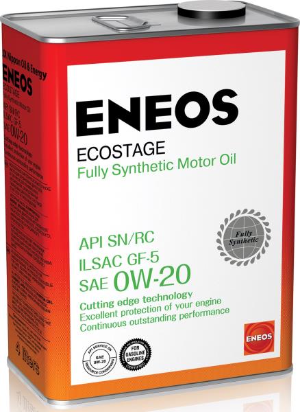 Масло моторное ENEOS Ecostage 0W-20  4 л
