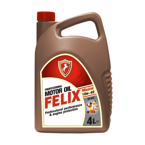 Масло моторное FELIX  10W-40 Минеральное 4 л