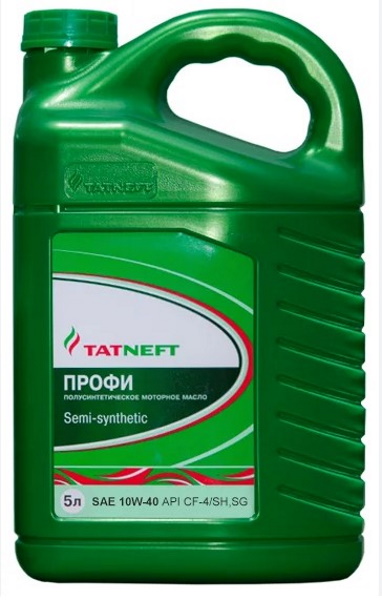 Масло моторное TATNEFT Профи 10W-40 Полусинтетическое 5 л