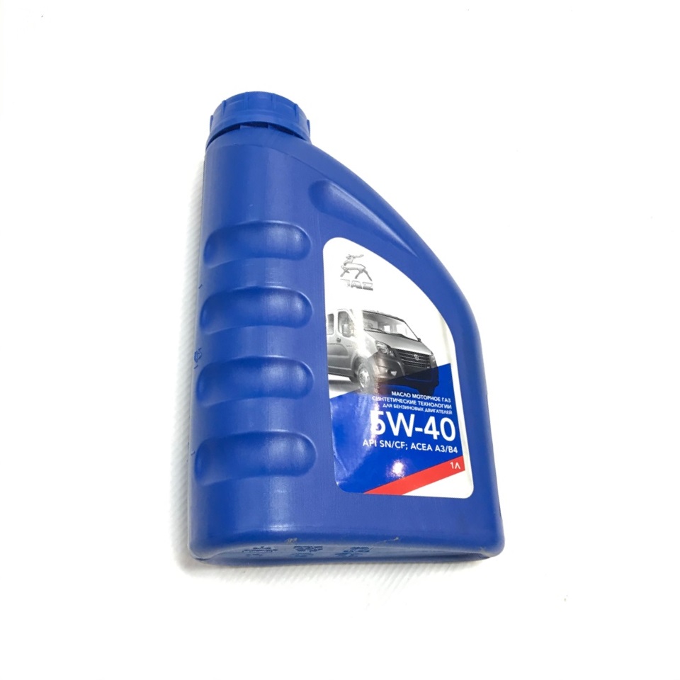 Масло моторное GAZ  5W-40 Синтетическое 1 л