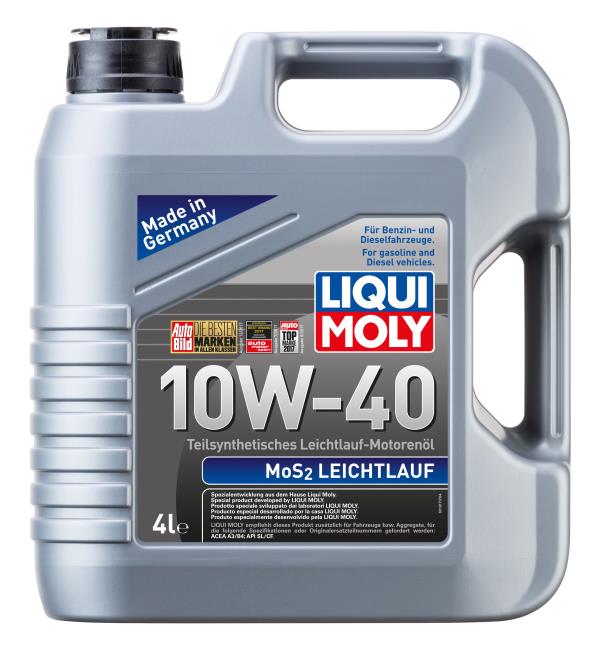 Масло моторное LIQUI MOLY MoS2 Leichtlauf 10W-40 Полусинтетическ