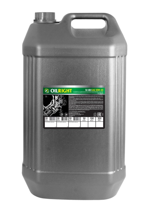 Масло моторное OILRIGHT М8В 20W-20  30 л