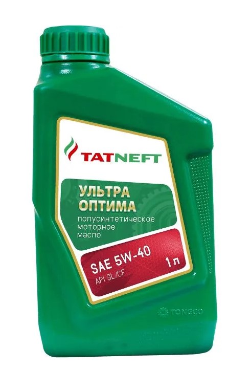 Масло моторное TATNEFT Ультра-Оптима 5W-40 Полусинтетическое 1 л