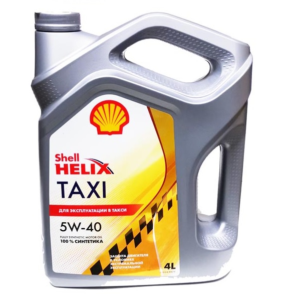 Масло моторное SHELL Helix Taxi 5W-40 Синтетическое 4 л