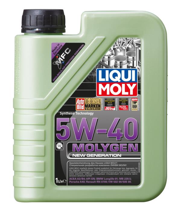 Масло моторное LIQUI MOLY Molygen New Generation 5W-40 Синтетиче