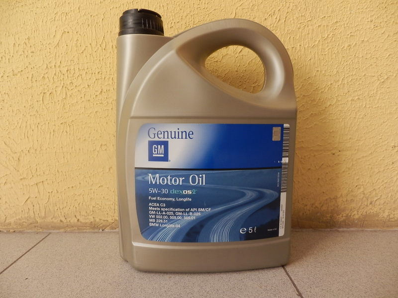 Масло моторное GENERAL MOTORS Dexos 2 5W-30 Синтетическое 5 л